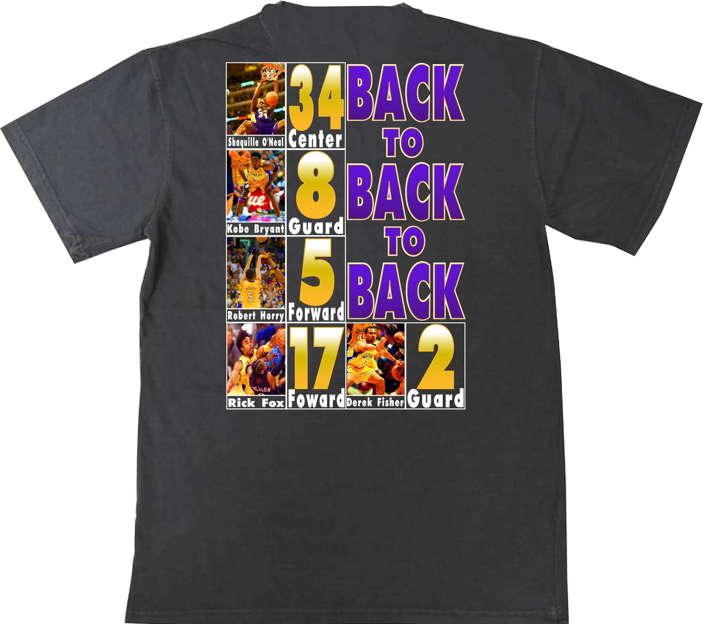 LAKERS 3-PEAT CHAMPS TEE