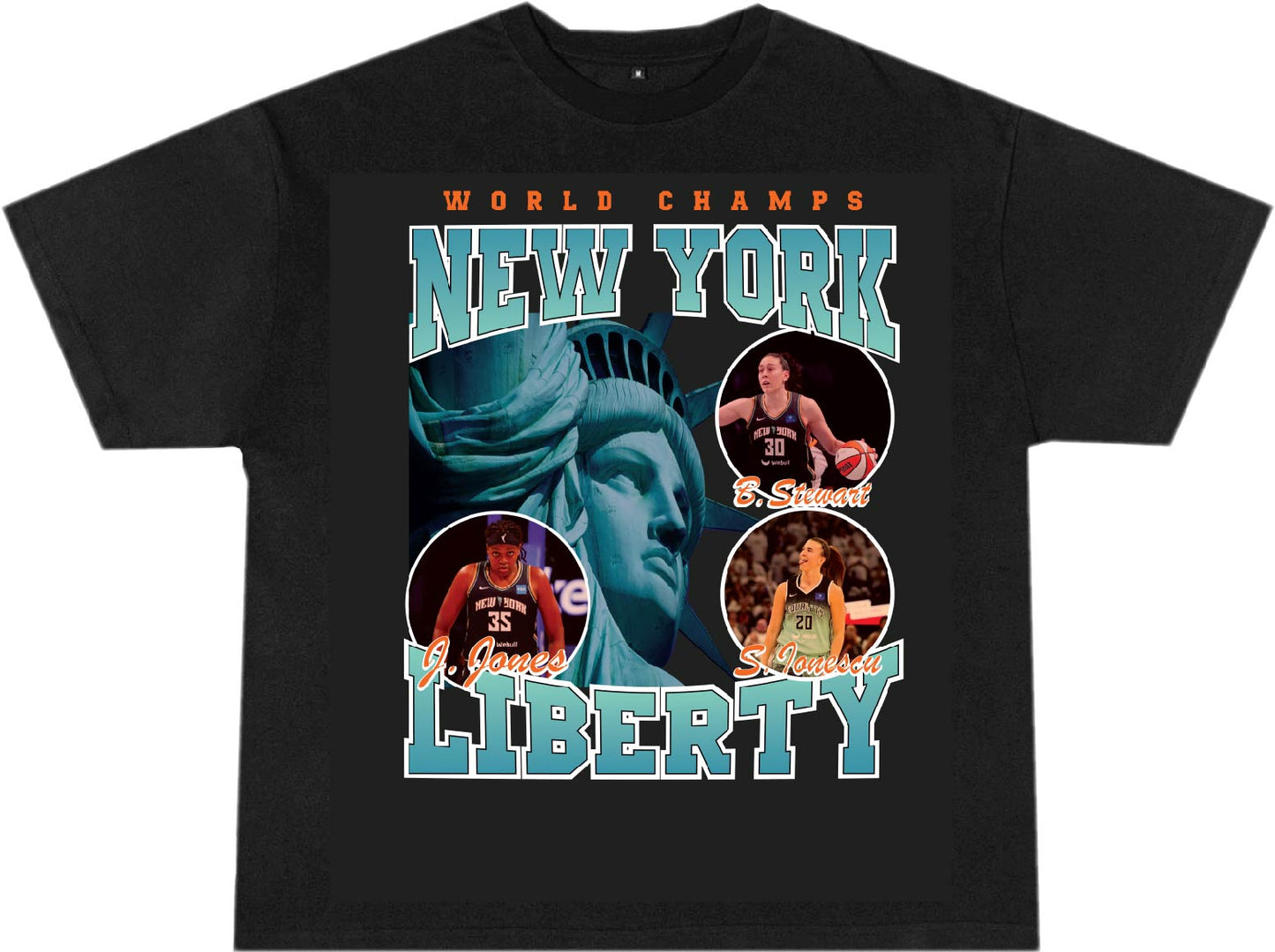 NY LIBERTY CHAMP TEE